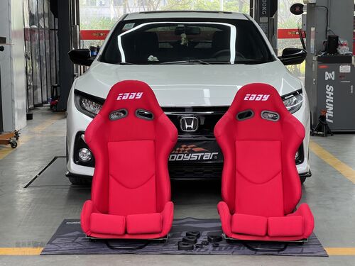 trường hợp công ty mới nhất về Both Performance and Comfort in One! Honda Civic 1.5T Gets EDDY Racing Seats Upgrade