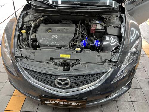trường hợp công ty mới nhất về Mazda 6 được nâng cấp với hộp nạp bằng sợi carbon EDDY Vortex｜Nâng cấp sức mạnh · Tinh chất xoáy
