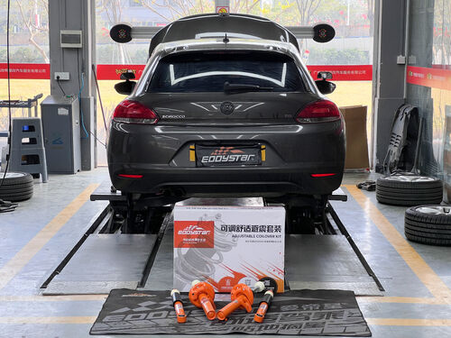 trường hợp công ty mới nhất về 2013 Volkswagen Scirocco R 2.0T | EDDY Adjustable Comfort Shock Absorber Upgrade: Performance Coexists with Comfort