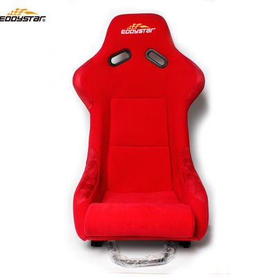 Red Racing Style Car Wide Racing Seats Chỗ ngồi ô tô bằng sợi thủy tinh chuyên nghiệp