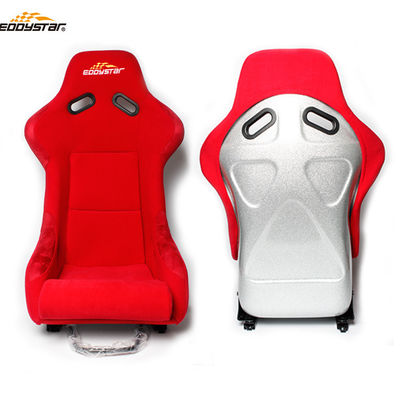 Red Racing Style Car Wide Racing Seats Chỗ ngồi ô tô bằng sợi thủy tinh chuyên nghiệp