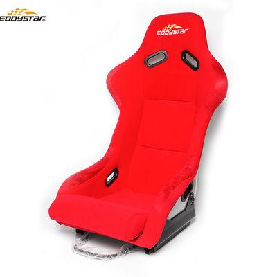 Red Racing Style Car Wide Racing Seats Chỗ ngồi ô tô bằng sợi thủy tinh chuyên nghiệp