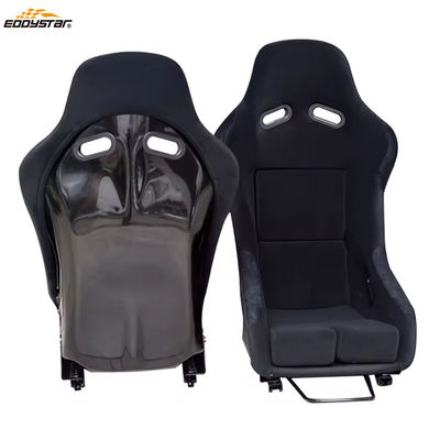 EDDYSTAR Carbon Fiber Bucket Seats Dual Slider Dễ cài đặt cho xe đua