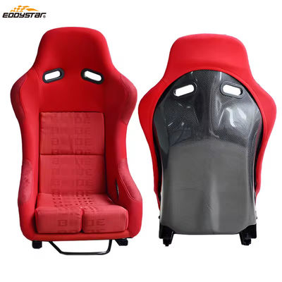 EDDYSTAR Carbon Fiber Bucket Seats Dual Slider Dễ cài đặt cho xe đua