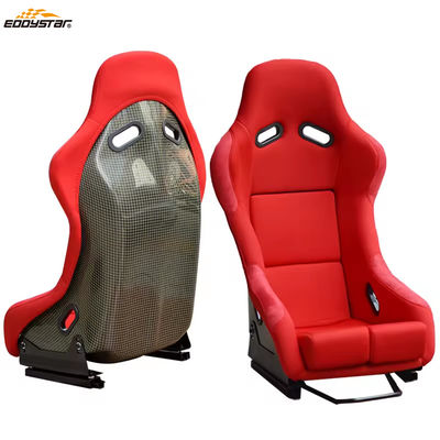 EDDYSTAR Carbon Fiber Bucket Seats Dual Slider Dễ cài đặt cho xe đua