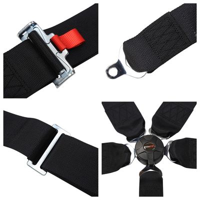 EDDYSTAR Thắt lưng an toàn 5 điểm nylon màu đen