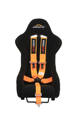 EDDYSTAR Thắt lưng an toàn ô tô chạy đua bằng nylon Drift màu cam 5 điểm