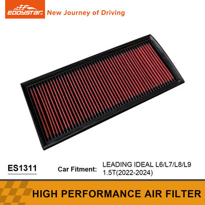 Dễ dàng làm sạch bộ lọc không khí dòng chảy cao LEADING IDEAL L6 Bộ lọc bảng điều khiển xe hơi