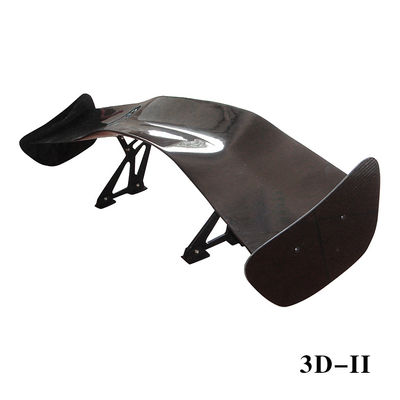 Carbon Fiber Car Rear Spoiler 3D-II Dễ cài đặt tùy chỉnh với băng 3M và vít