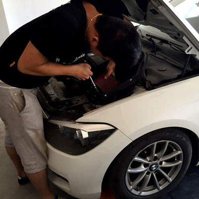 Ống nạp khí EDDYSTAR sợi carbon tạo xoáy với thiết kế lưu lượng cao cho BMW 116i 118i 1.6T (N13)